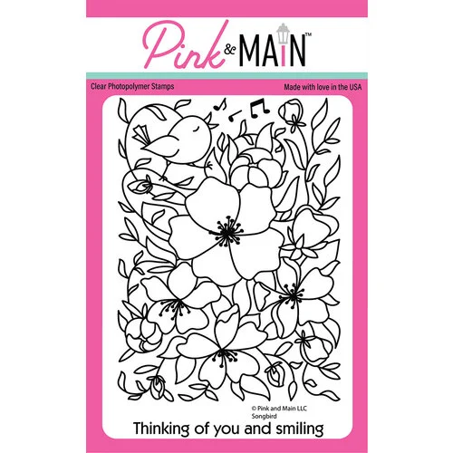 Pink and Main - Clear Photopolymer Stamps - Songbird 1 Pink and Main - Clear Photopolymer Stamps - Songbird