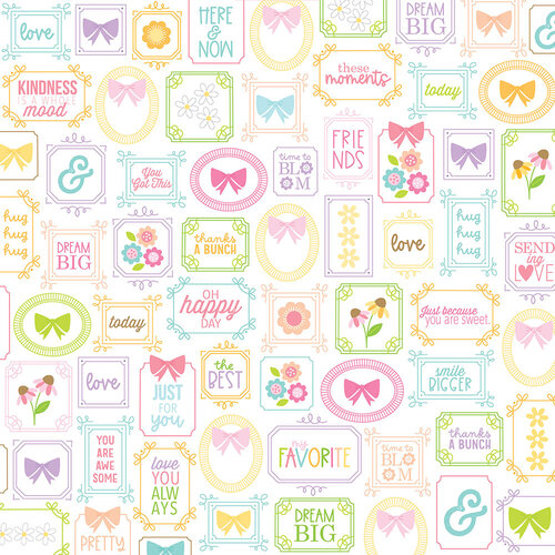 Bella Blvd - Just Because Collection - 12 x 12 Double Sided Paper - Frameworthy