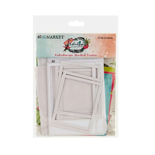 49 and Market - Kaleidoscope Collection - Chipboard - Stacked Frames 1 49 and Market - Kaleidoscope Collection - Chipboard - Stacked Frames