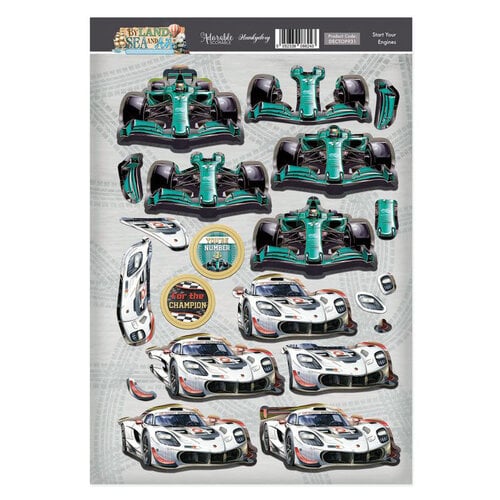 Hunkydory - Topper Sheet - Start Your Engines