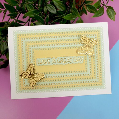 Hunkydory - Moonstone Dies - Scalloped Dots Nesting - Rectangles 2 Hunkydory - Moonstone Dies - Scalloped Dots Nesting - Rectangles