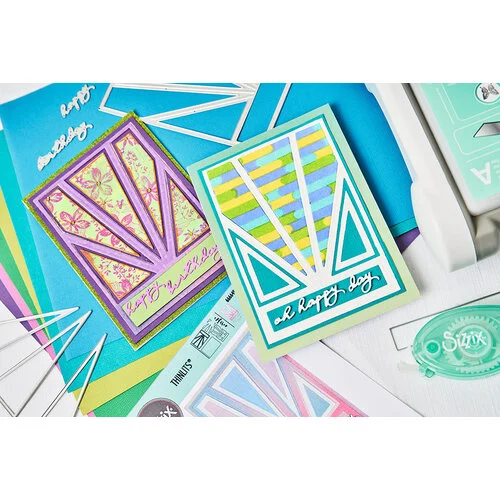 Sizzix - Stacey Park - Thinlits Dies - Cosmopolitan - Refined Rays 3 Sizzix - Stacey Park - Thinlits Dies - Cosmopolitan - Refined Rays