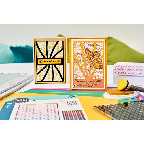 Sizzix - Stacey Park - Thinlits Dies - Cosmopolitan - Refined Rays 4 Sizzix - Stacey Park - Thinlits Dies - Cosmopolitan - Refined Rays