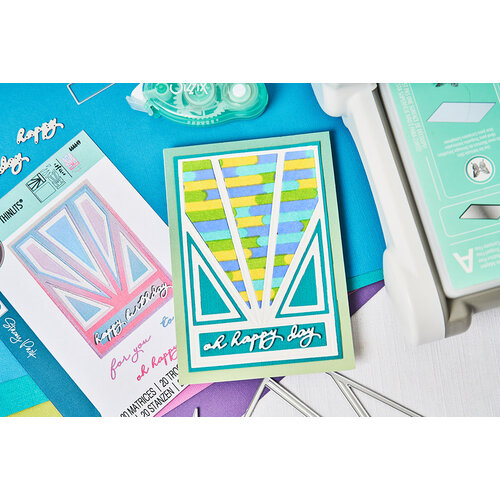 Sizzix - Stacey Park - Thinlits Dies - Cosmopolitan - Refined Rays 5 Sizzix - Stacey Park - Thinlits Dies - Cosmopolitan - Refined Rays