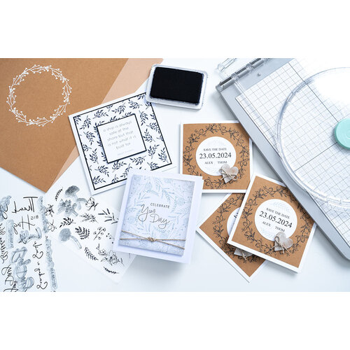 Sizzix - Clear Stamps - Garden Botanicals