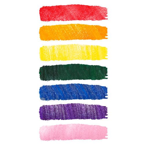 Scrapbook.com - Glitter Brush Marker Bundle - Rainbow - 7 Pack
