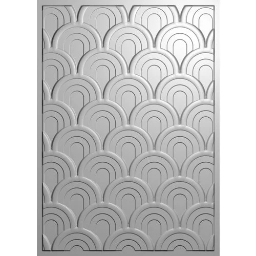 Crafter's Companion - 3D Embossing Folder - Seamless Scallops