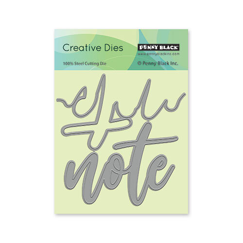 Penny Black - Creative Dies - Note Edger 1 Penny Black - Creative Dies - Note Edger