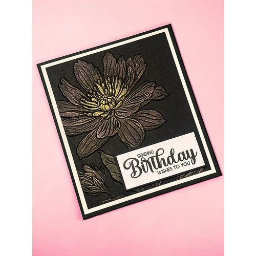Lisa Horton Crafts - Layering Stencils - Spring Blooms 3 Lisa Horton Crafts - Layering Stencils - Spring Blooms