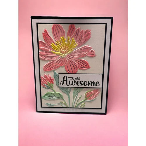 Lisa Horton Crafts - Layering Stencils - Spring Blooms 4 Lisa Horton Crafts - Layering Stencils - Spring Blooms