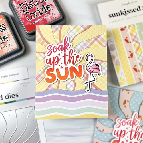 Scrapbook.com - Sunkissed - Patterned Cardstock Paper Pad - Double Sided - 6x8 - 40 Sheets 5 Scrapbook.com - Sunkissed - Patterned Cardstock Paper Pad - Double Sided - 6x8 - 40 Sheets