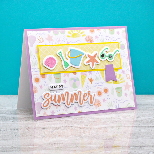 Scrapbook.com - Sunkissed - Patterned Cardstock Paper Pad - Double Sided - 6x8 - 40 Sheets 8 Scrapbook.com - Sunkissed - Patterned Cardstock Paper Pad - Double Sided - 6x8 - 40 Sheets