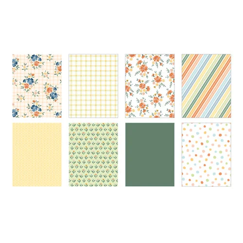 Scrapbook.com - Charming - Patterned Cardstock Paper Pad - Double Sided - A2 - 4.25 x 5.5 - 40 Sheets