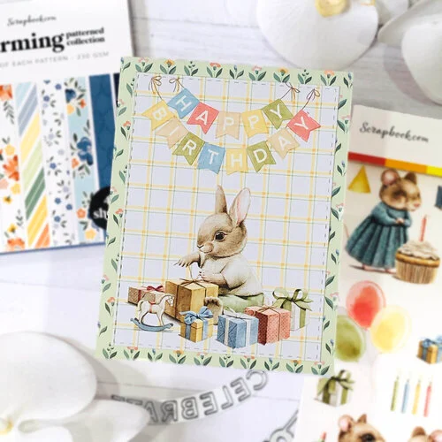Scrapbook.com - Charming - Patterned Cardstock Paper Pad - Double Sided - A2 - 4.25 x 5.5 - 40 Sheets 8 Scrapbook.com - Charming - Patterned Cardstock Paper Pad - Double Sided - A2 - 4.25 x 5.5 - 40 Sheets
