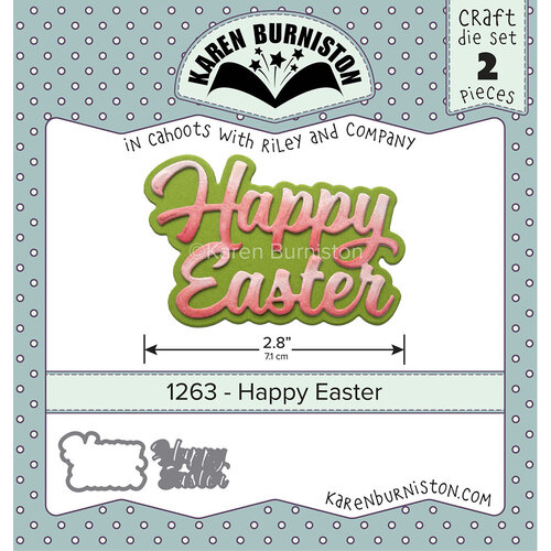 Karen Burniston - Craft Dies - Happy Easter 1 Karen Burniston - Craft Dies - Happy Easter