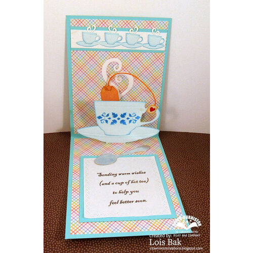 Karen Burniston - Craft Dies - Tea And Coffee Pop-Up
