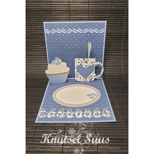 Karen Burniston - Craft Dies - Tea And Coffee Pop-Up