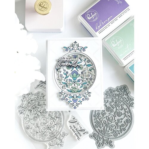 Pinkfresh Studio - Pure Joy Collection - Dies - Garden Tapestry