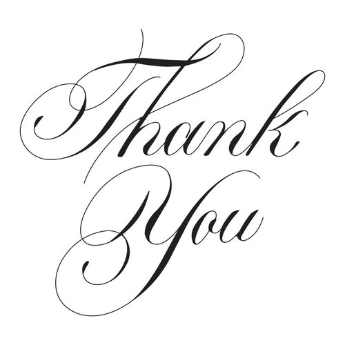 Spellbinders - BetterPress Collection - Press Plates - Copperplate Everyday Sentiments - Thank You 2 Spellbinders - BetterPress Collection - Press Plates - Copperplate Everyday Sentiments - Thank You