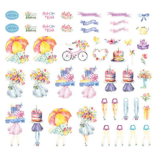 Spellbinders - Dancin' Watercolor Collection - Die Cuts - Celebrations 1 Spellbinders - Dancin' Watercolor Collection - Die Cuts - Celebrations