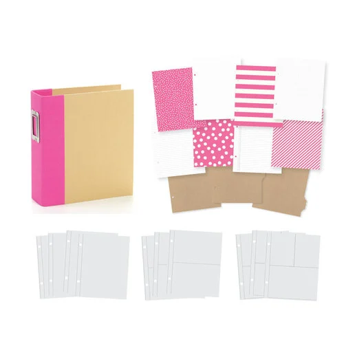 Simple Stories - SNAP Studio Collection - Binder - Pink