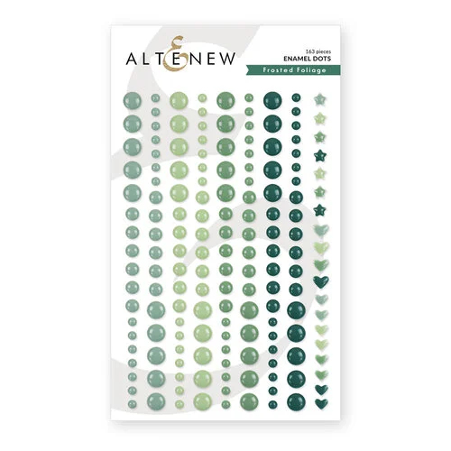 Altenew - Enamel Dots - Frosted Foliage