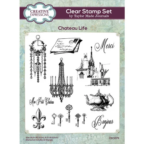 Creative Expressions - Clear Photopolymer Stamps - Chateau Life
