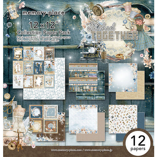 Memory Place - Stitched Together Collection - 12 x 12 Collection Pack 1 Memory Place - Stitched Together Collection - 12 x 12 Collection Pack