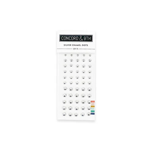 Concord and 9th - Enamel Dots - Silver