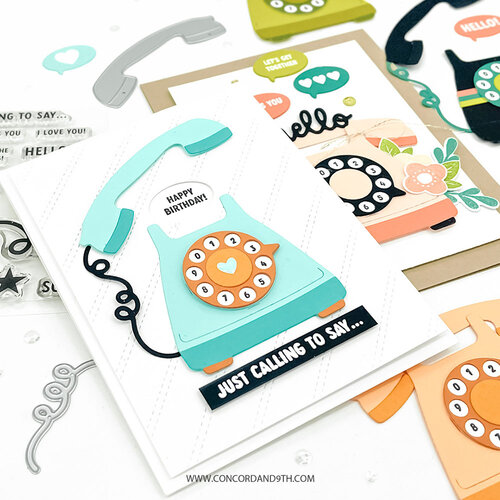 Concord and 9th - Clear Photopolymer Stamps - Just Calling 2 Concord and 9th - Clear Photopolymer Stamps - Just Calling