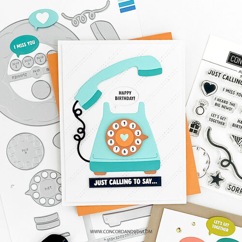 Concord and 9th - Clear Photopolymer Stamps - Just Calling 3 Concord and 9th - Clear Photopolymer Stamps - Just Calling