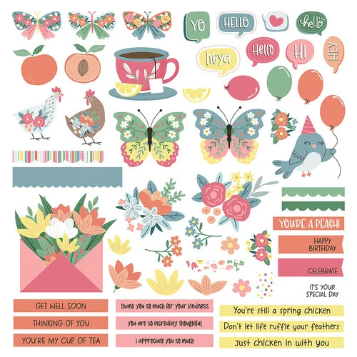 PhotoPlay - Just For You Collection - Card Kit - Stickers