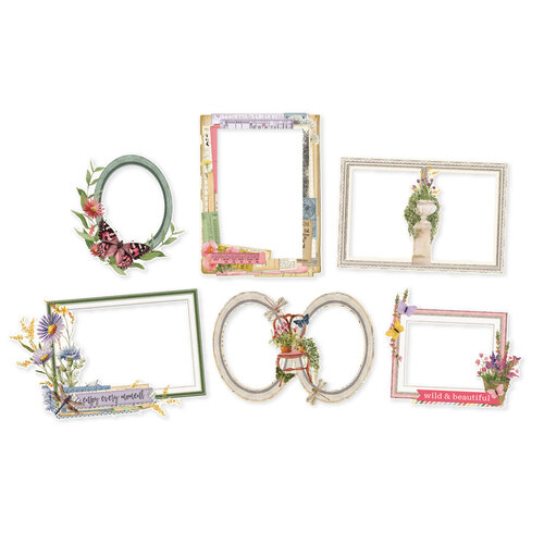 Simple Stories - Simple Vintage Meadow Flowers Collection - Chipboard Frames 2 Simple Stories - Simple Vintage Meadow Flowers Collection - Chipboard Frames