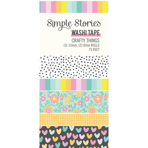 Simple Stories - Crafty Things Collection - Washi Tape 1 Simple Stories - Crafty Things Collection - Washi Tape