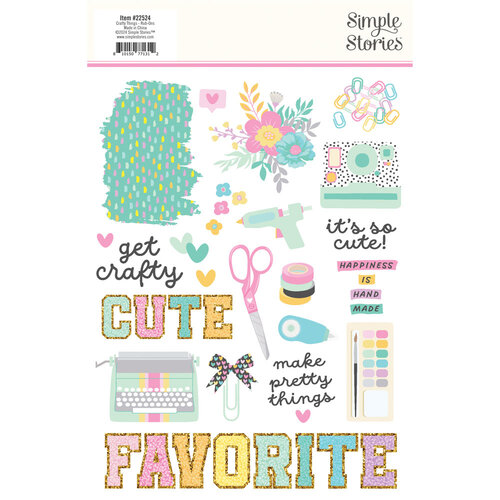 Simple Stories - Crafty Things Collection - Rub Ons