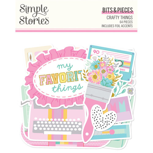 Simple Stories - Crafty Things Collection - Ephemera - Bits And Pieces 1 Simple Stories - Crafty Things Collection - Ephemera - Bits And Pieces