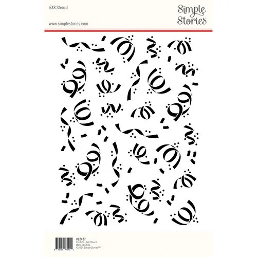 Simple Stories - Say Cheese Magic Collection - Stencils - Confetti