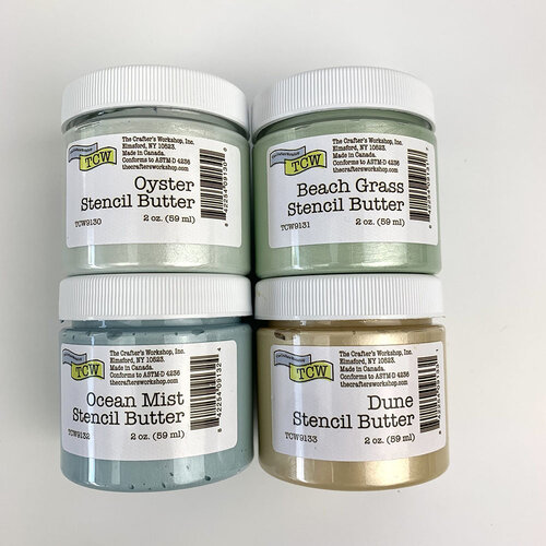 The Crafter's Workshop - Stencil Butter - Coastal Pack 1 The Crafter's Workshop - Stencil Butter - Coastal Pack