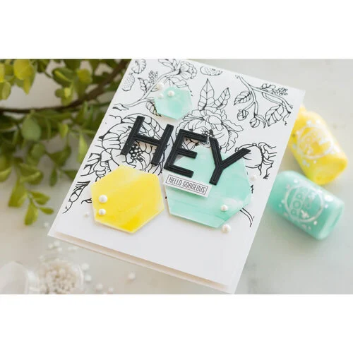 Scrapbook.com - Decorative Die Set - Nested Hexagons 11 Scrapbook.com - Decorative Die Set - Nested Hexagons