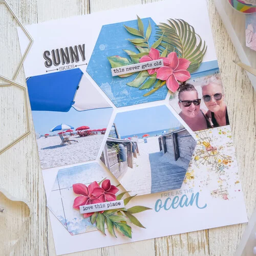 Scrapbook.com - Decorative Die Set - Nested Hexagons 14 Scrapbook.com - Decorative Die Set - Nested Hexagons