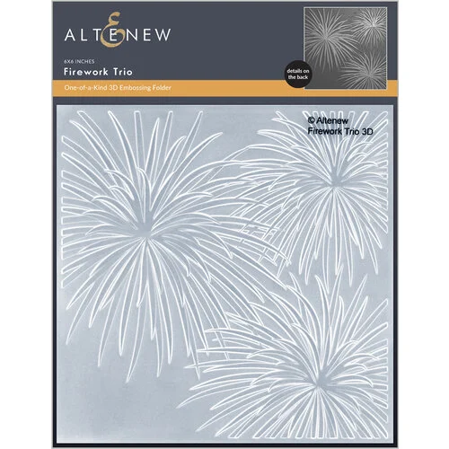 Altenew - Embossing Folder - 3D - Firework Trio