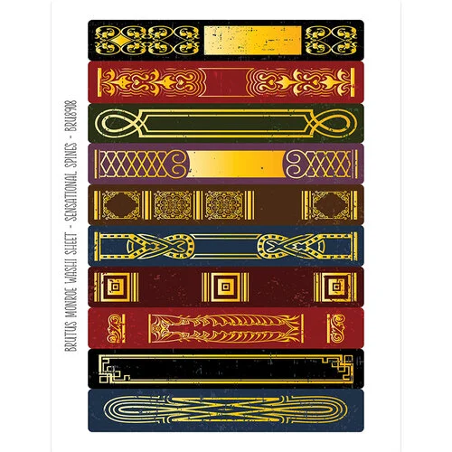 Brutus Monroe - Storybook Forest Collection - Washi Sheets - Sensational Spines