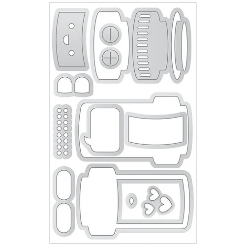 Doodlebug Design - Happy Healing Collection - Doodle Cuts - Metal Dies - Pill Better