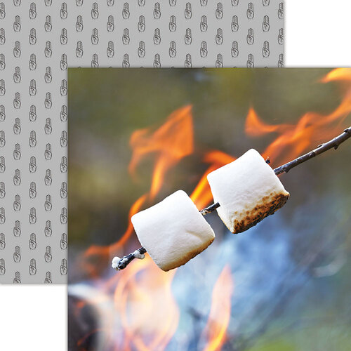Reminisce - Be Prepared Collection - 12 x 12 Double Sided Paper - Campfire 1 Reminisce - Be Prepared Collection - 12 x 12 Double Sided Paper - Campfire