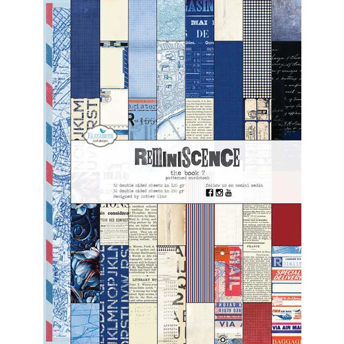 Elizabeth Craft Designs - Reminiscence Collection - Paper Book 7 1 Elizabeth Craft Designs - Reminiscence Collection - Paper Book 7
