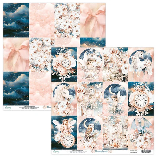 Mintay Papers - Dreamland Collection - 12 x 12 Double Sided Paper - 06 1 Mintay Papers - Dreamland Collection - 12 x 12 Double Sided Paper - 06