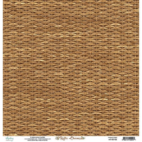 Mintay Papers - Rustic Charms Collection - 12 x 12 Double Sided Paper - 03 3 Mintay Papers - Rustic Charms Collection - 12 x 12 Double Sided Paper - 03