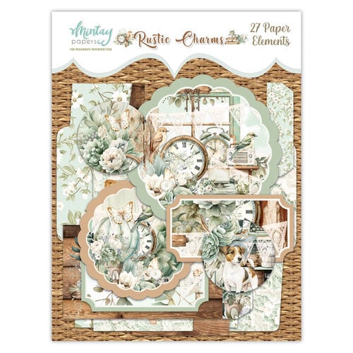 Mintay Papers - Rustic Charms Collection - Embellishments - Paper Elements 1 Mintay Papers - Rustic Charms Collection - Embellishments - Paper Elements