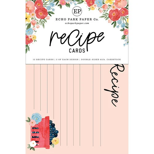 Echo Park - Recipe Cards Collection - Recipe Cards - Summer