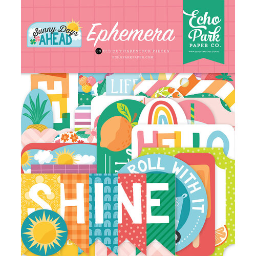 Echo Park - Sunny Days Ahead Collection - Ephemera 1 Echo Park - Sunny Days Ahead Collection - Ephemera